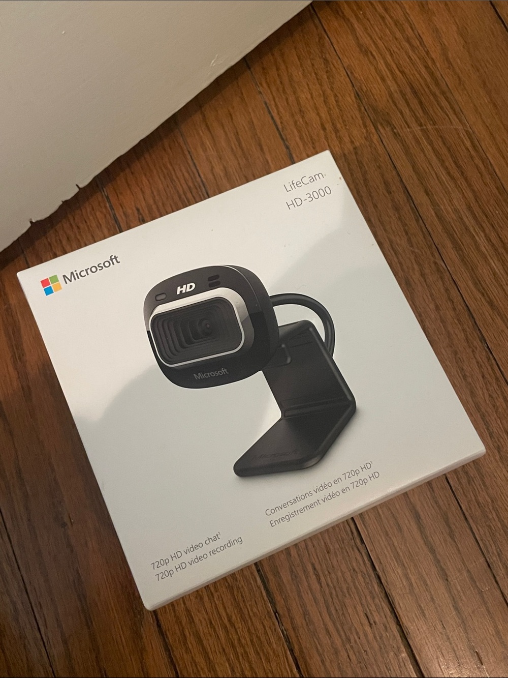 NEW IN BOX UNOPENED Microsoft Black LifeCam HD-3000 USB Webcam with Clip